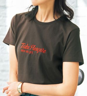 VINNO（ヴィノ）の「コットン１００％・デザインＴシャツ（カットソー）」｜詳細画像