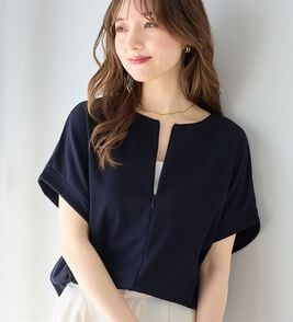 alotta（アロッタ）の「ジップ使いドルマンブラウス（ブラウス）」