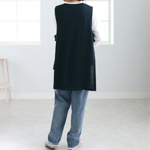 BELLUNA（ベルーナ）の「あぜ素材チュニックベストアンサンブル（チュニック）」｜詳細画像