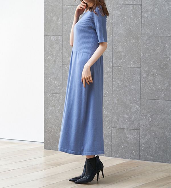 RANAN（ラナン）の「フェザーニットワンピースアンサンブル（ニットワンピース）」｜詳細画像