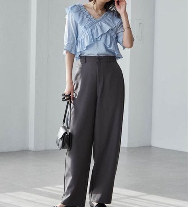 RANAN（ラナン）の「オフショルフリルブラウス（ブラウス）」｜詳細画像