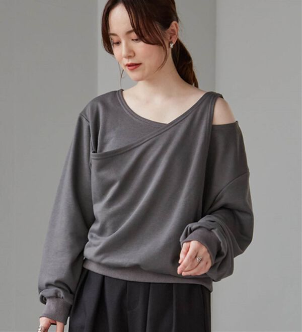 RANAN（ラナン）の「レイヤードデザインスウェット（トレーナー・スウェット）」｜詳細画像