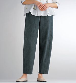 BELLUNA（ベルーナ）の「日本製まるっとバルーンパンツ（フルレングスパンツ）」｜詳細画像