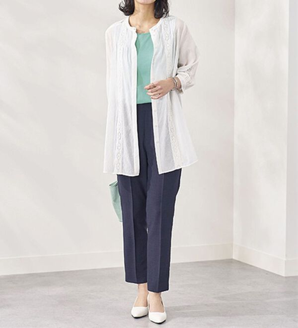 BELLUNA（ベルーナ）の「ヒンヤリ綿１００％大人顔タンクトップ（タンクトップ・キャミソール）」｜詳細画像