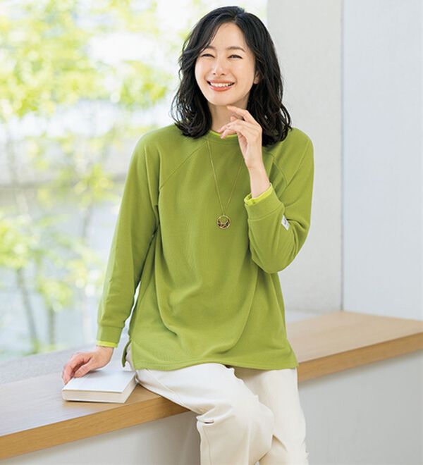 ルフラン（ルフラン）の「【４色組】重ね着風ふんわりプルオーバー（カットソー）」｜詳細画像