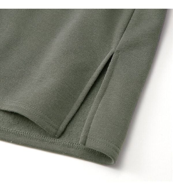 YU'NOW（ユナウ）の「【上下２点セット】裏起毛リボンパーカー＆ショートパンツ（パジャマ・ルームウェア）」｜詳細画像