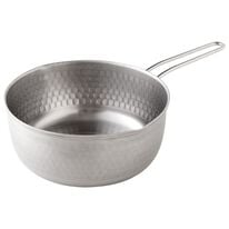 「シンプルで使いやすいゆきひら鍋（調理器具）」