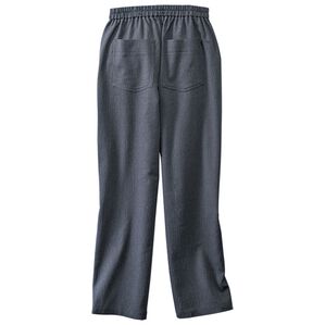 BELLUNA（ベルーナ）の「サッカー素材ゆったりシェフパンツ（ワイドパンツ・ガウチョ）」｜ヘリンボーン