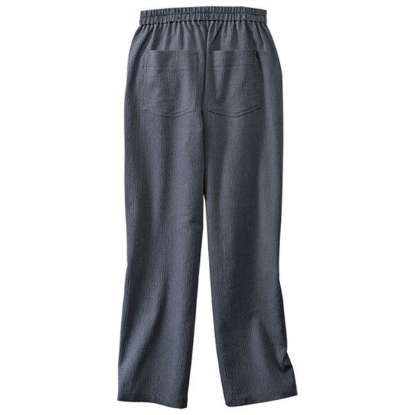 BELLUNA（ベルーナ）の「サッカー素材ゆったりシェフパンツ（ワイドパンツ・ガウチョ）」｜ヘリンボーン