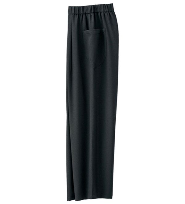 BELLUNA（ベルーナ）の「ウールタッチゆったりパンツ（フルレングスパンツ）」｜杢チャコール