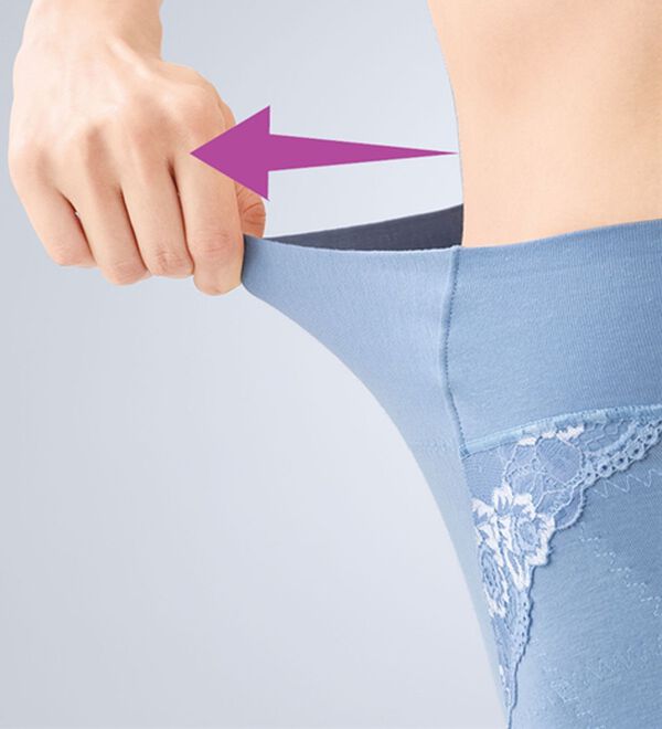 「【５色組】骨盤まわりを優しくサポートするショーツ（ショーツ）」｜詳細画像