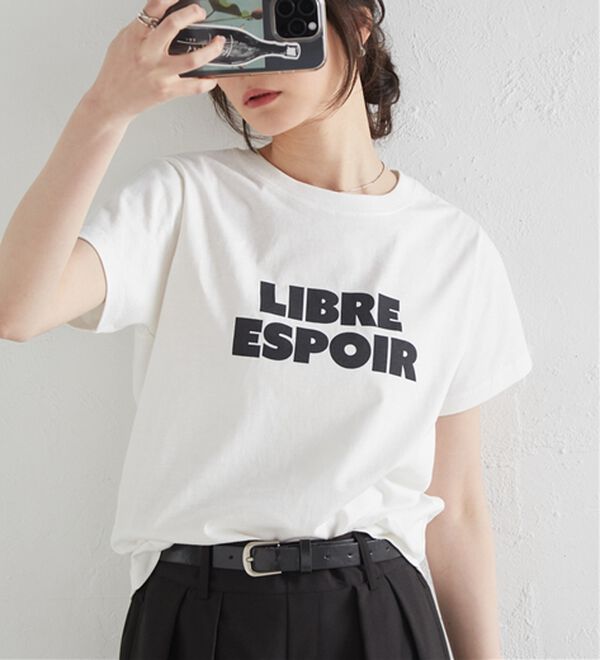 RANAN（ラナン）の「【汗シミ防止】ロゴプリントT（Tシャツ）」｜詳細画像