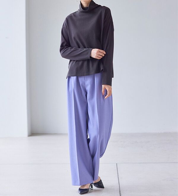 RANAN（ラナン）の「＜ＢＣ＞綿１００％&times;吸湿発熱！あったかタートルネック（カットソー）」｜詳細画像