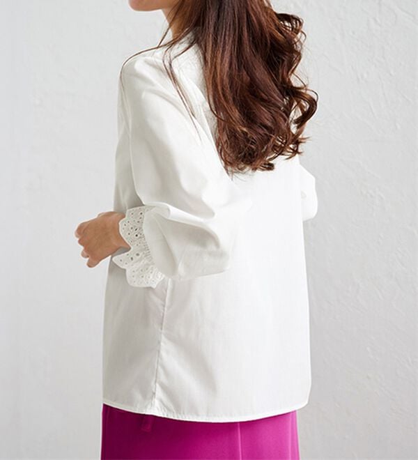 RANAN（ラナン）の「２ｗａｙ衿デザインブラウス（ブラウス）」｜詳細画像