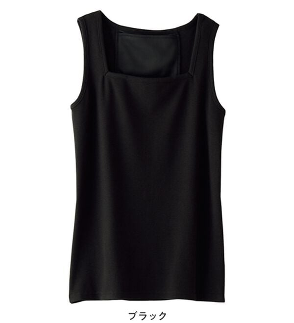 Viola e Viola（ヴィオラ エ ヴィオラ）の「保冷剤ポケット付スクエアタンクトップ（タンクトップ・キャミソール）」｜詳細画像