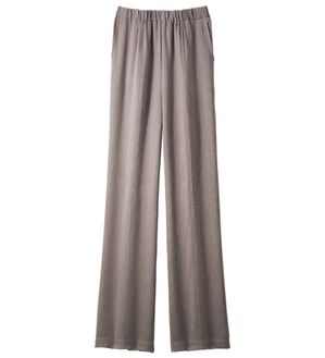 ルフラン（ルフラン）の「日本製肌にさらり綿混ラク楽パンツ（フルレングスパンツ）」｜モカ