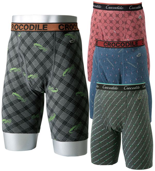 「【４枚組】＜クロコダイル＞革新設計！瞬温（Ｒ）ボクサーパンツ（メンズ尿シミパンツ）」｜詳細画像