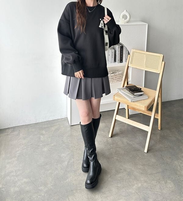 GeeRA（ジーラ）の「サガラ刺繍裏起毛スウェット（トレーナー・スウェット）」｜詳細画像