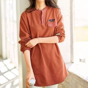 NCAA＞フリース素材シャツチュニック - ベルーナ【公式】