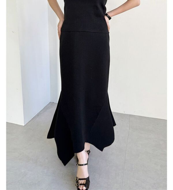 GeeRA（ジーラ）の「サマーニットマーメイドスカート（ロングスカート）」｜詳細画像