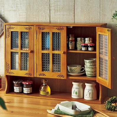 「リーフ柄キッチンシリーズ（キッチン整理用品）」