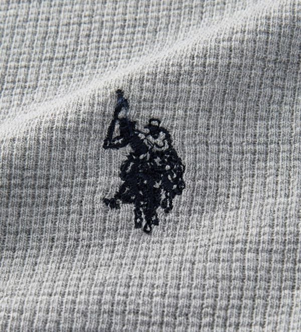 GeeRA（ジーラ）の「【U.S.POLOASSN】オーバーサイズワッフルスウェット（カットソー）」｜詳細画像