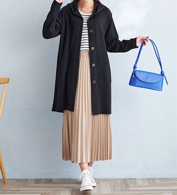 BELLUNA（ベルーナ）の「ニット見え素材フードカーディガン（その他カーディガン）」｜詳細画像