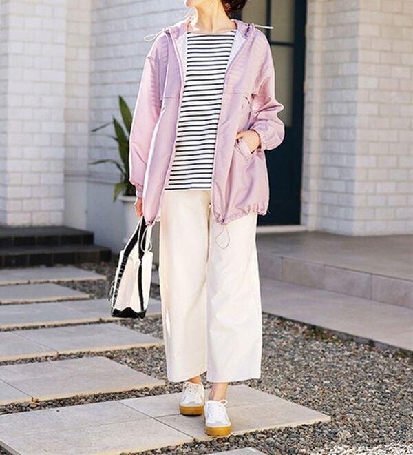 BELLUNA（ベルーナ）の「はっ水加工軽量パーカー（ポーチ付）（パーカー）」｜詳細画像