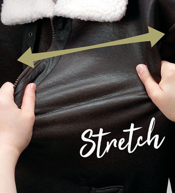 「裏ボアレザー調ジャケット（メンズジャケット）」｜詳細画像