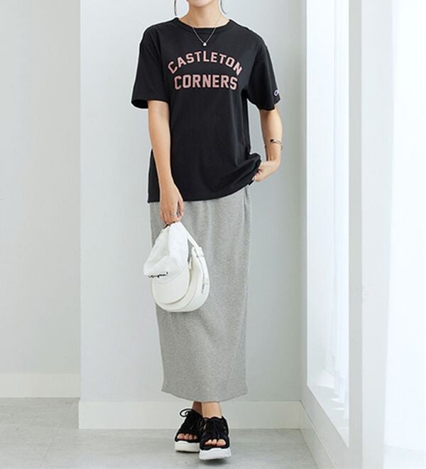 GeeRA（ジーラ）の「【着回し力◎】楽ちんすっきり見え！リブロングスカート（ロングスカート）」｜詳細画像