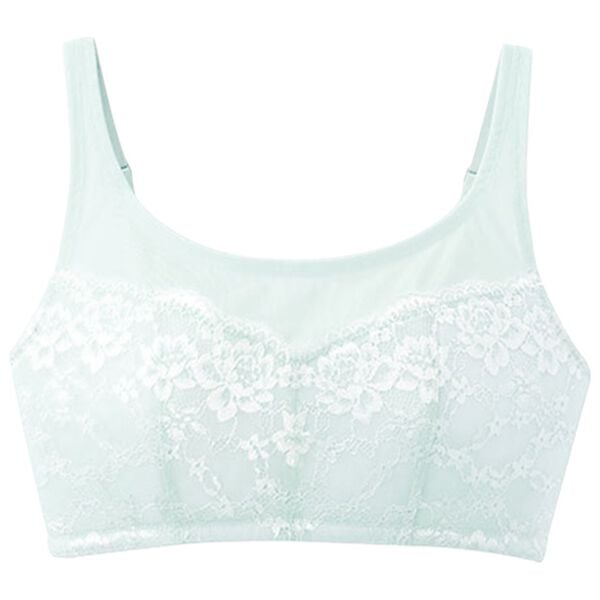 LAVIENNE（ラヴィエンヌ）の「グラマーさんのスマート見えブラ（ブラジャー）」｜グレイッシュミント