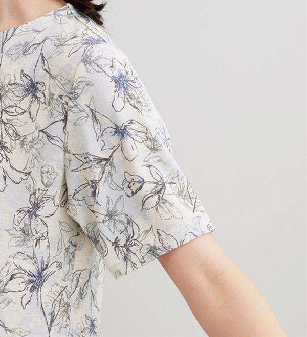 BELLUNA（ベルーナ）の「【接触冷感】フレアーシルエットプリントチュニック（チュニック）」｜詳細画像