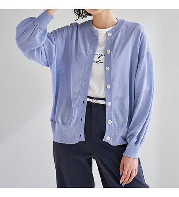 BELLUNA（ベルーナ）の「ヒンヤリ冷感！ゆったりカーディガン（ニットカーディガン）」｜詳細画像