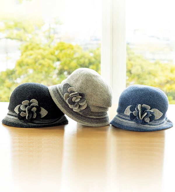 BELLUNA（ベルーナ）の「バスクウール混小顔魅せ帽子（帽子）」｜詳細画像