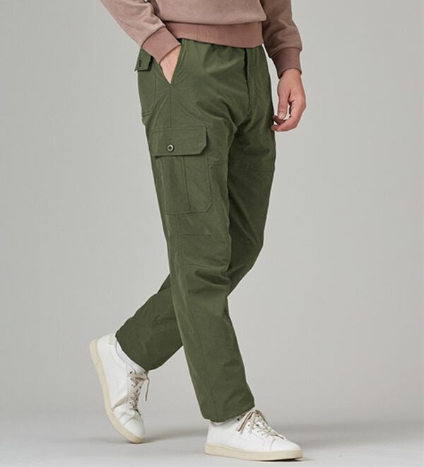 「＜アウトドアプロダクツ＞裏フリースカーゴパンツ（メンズカーゴパンツ）」｜詳細画像