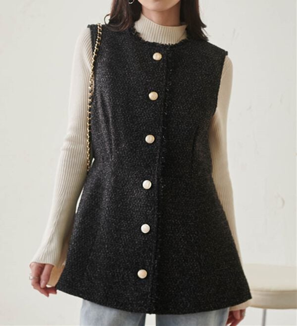 RANAN（ラナン）の「ペプラムツイードジレ（ジレ）」｜詳細画像