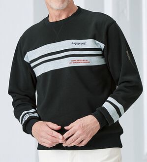 「【３枚組】＜ダンロップ・リファインド＞毎日活躍大人の柔らかトレーナー（メンズトレーナー）」｜詳細画像