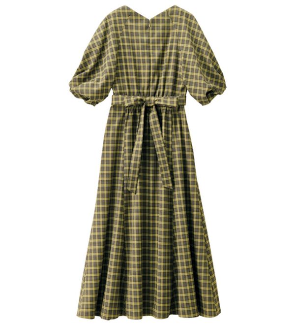 RANAN（ラナン）の「パフスリーブチェック柄ワンピ（その他ワンピース）」｜詳細画像