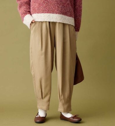 Viola e Viola（ヴィオラ エ ヴィオラ）の「ふんわりやわらか素材のゆるパンツ（フルレングスパンツ）」