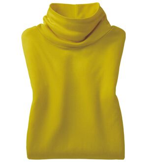 LAVIENNE（ラヴィエンヌ）の「着ぶくれにさよならふわっと暖かインナー（カットソー）」｜マスタード