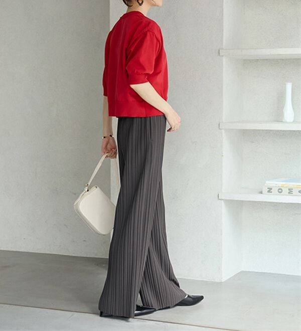 GeeRA（ジーラ）の「【スッキリ細見え】イージー美脚パンツ（フルレングスパンツ）」｜詳細画像