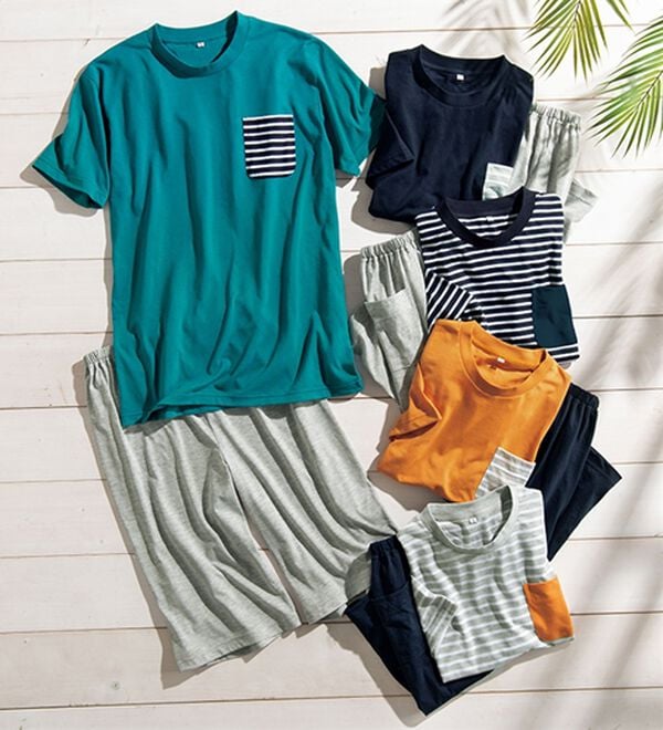 「夏のお買得ベーシック上下セット（メンズルームウェア）」｜詳細画像