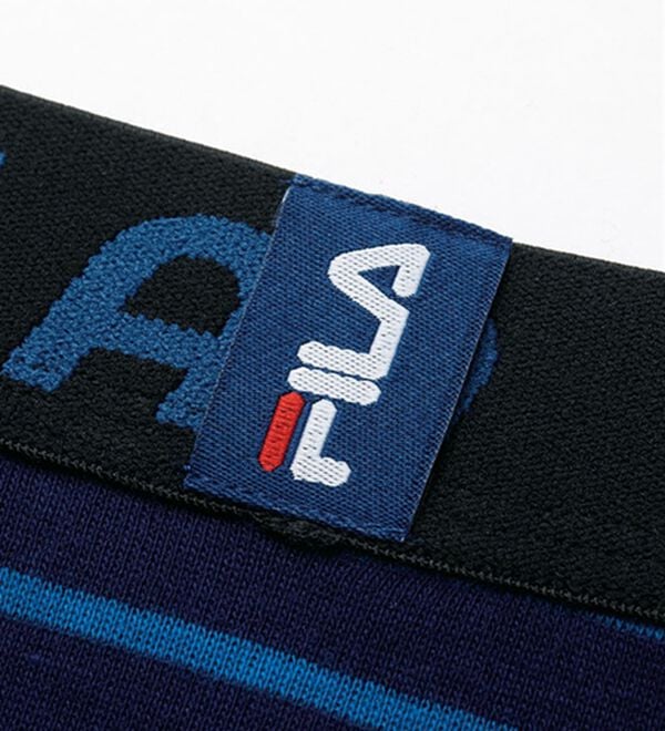 「【４枚組】＜フィラ＞スタイリッシュデザインボーダーボクサー（メンズボクサーパンツ）」｜詳細画像