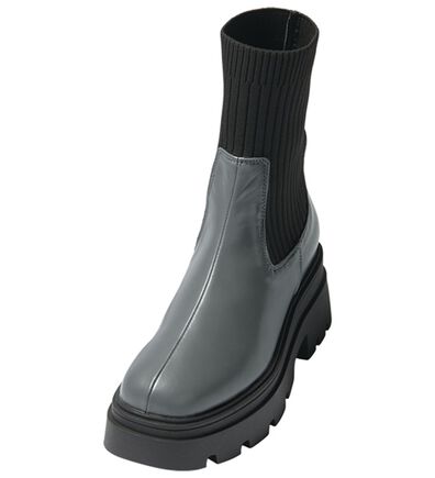 RANAN（ラナン）の「ニット切替厚底ソックスブーツ（ブーツ）」