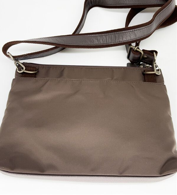 「縁起の良い瓢箪柄印伝と姫路レザーの２ＷＡＹショルダー（メンズショルダーバッグ）」｜詳細画像