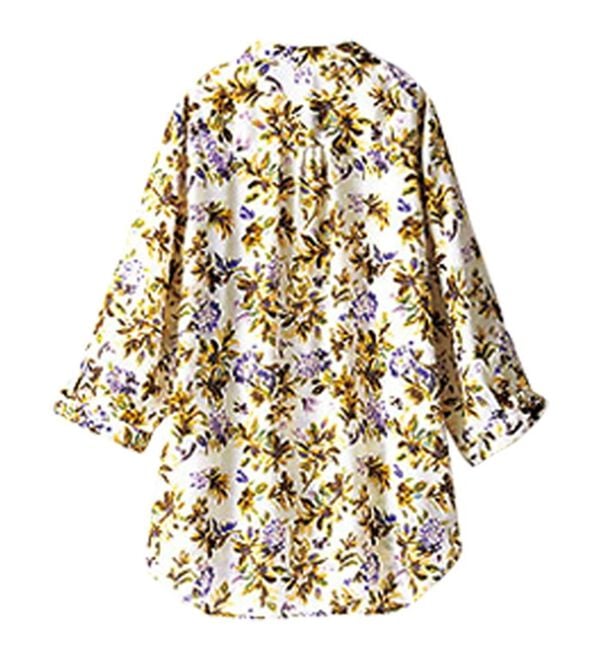 BELLUNA（ベルーナ）の「涼感やわらか袖リボンシャツチュニック（チュニック）」｜詳細画像