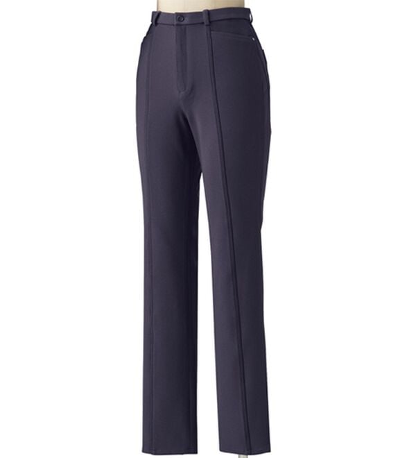 BELLUNA（ベルーナ）の「ハイテンションカルゼ素材美脚パンツ　ストレート（フルレングスパンツ）」｜詳細画像