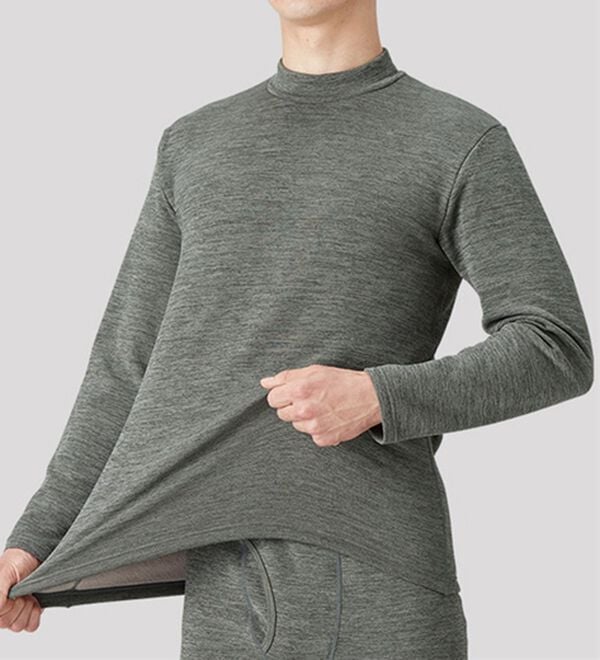 「【３枚組】裏ボアでしっかり暖か納得の極厚インナー３枚組（シャツ）（メンズ肌着・インナーウェア）」｜詳細画像