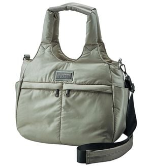 ルフラン（ルフラン）の「＜ミチコロンドンジーンズ＞ふっくら軽量バッグ（トートバッグ）」｜グレージュ