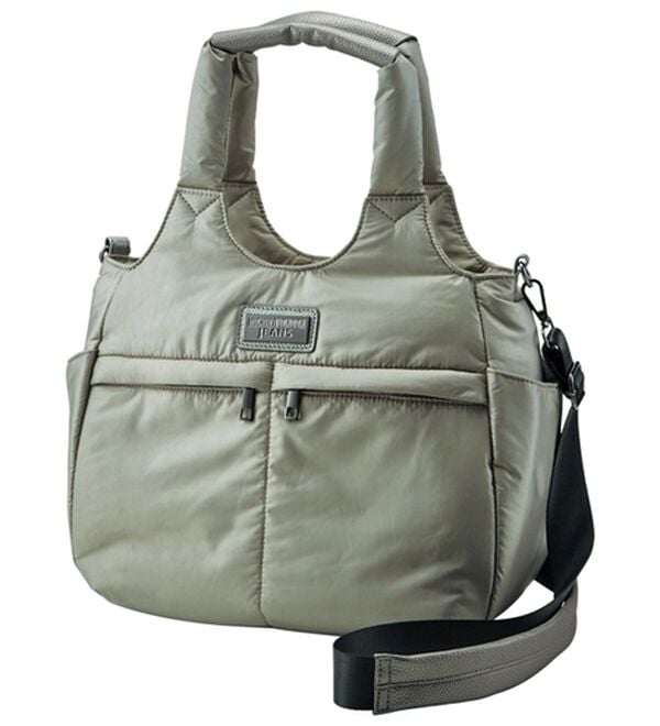 ルフラン（ルフラン）の「＜ミチコロンドンジーンズ＞ふっくら軽量バッグ（トートバッグ）」｜グレージュ